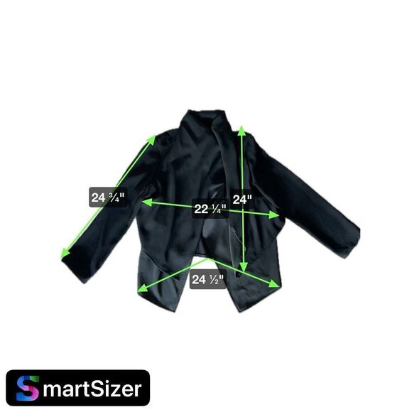 Yeohlee Large Drape Front Jacket in Smart Gab Microfiber - Picture 3 of 7